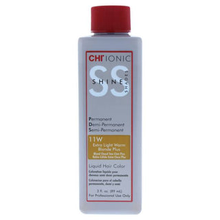 Ionic Shine Shades Liquid Hair Color - 11W Extra Light Warm Blonde Plus by CHI - 3 oz Hair Color