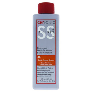 Ionic Shine Shades Liquid Hair Color - 4C Dark Copper Brown by CHI - 3 oz Hair Color