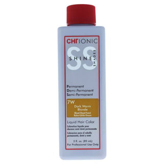 Ionic Shine Shades Liquid Hair Color - 7W Dark Warm Blonde by CHI - 3 oz Hair Color