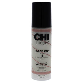 CHI Luxury Black Seed Oil Curl Defining Cream Hair Gel - For Added Radiance and Shine - 5 Oz