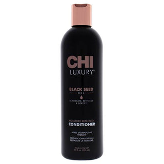 CHI Luxury Black Seed Oil Moisture Replenish Hair Conditioner - Nourishes Damaged Hair - 12 Oz