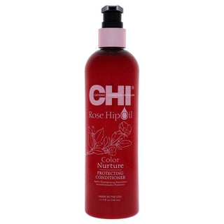 CHI Rose Hip Oil Color Nurture Protecting Hair Conditioner - Restores Moisture and Shine - 11.5 Oz