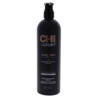 CHI Luxury Black Seed Oil Moisture Replenish Hair Conditioner - Nourishes Damaged Hair - 25 Oz