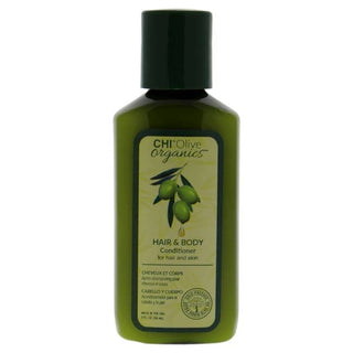 CHI Olive Organics Hair and Body Conditioner - Prevents Split Ends - Healthy, Shiny Hair - 2 Oz