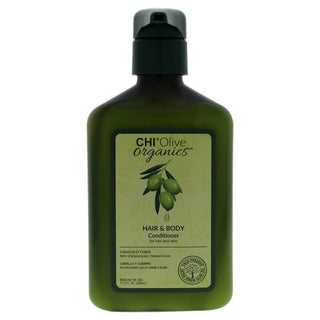 CHI Olive Organics Hair and Body Conditioner - Prevents Split Ends - Healthy, Shiny Hair - 11.5 Oz