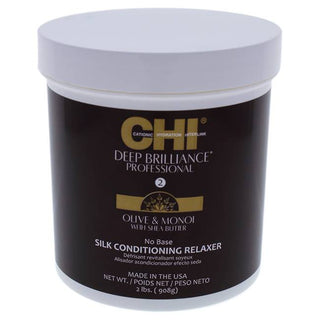 CHI Deep Brilliance Silk Conditioning Relaxer - No Base Sodium Hydroxide - 2 Lb Hair Treatment