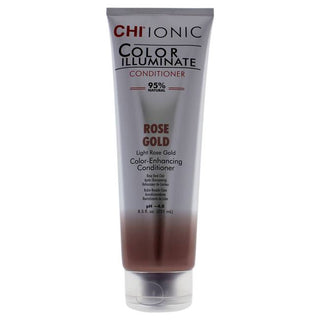 CHI Ionic Color Illuminate Conditioner - Helps Maintain Salon Fresh Color - Rose Gold - 8.5 Oz