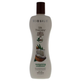 Biosilk Silk Therapy With Coconut Oil Moisturizing Conditioner - Strengthens and Nourishes - 12 Oz