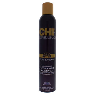 CHI Deep Brilliance Optimum Flexible Hold - Tames, Protects Hair from Humidity - 10 Oz Hairspray