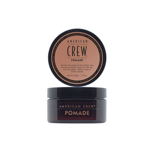 American Crew Pomade - Works Well With Curly Hair - Provides Ultimate Hold With High Shine - 1.7 Oz