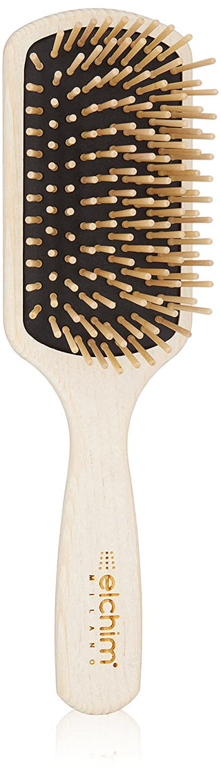 Detangling Wood Paddle Brush by Elchim - 1 Pc Hair Brush