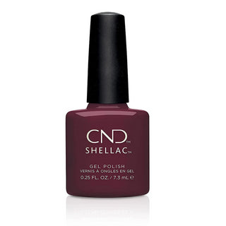 CND Shellac Gel Polish Dark Lava - Chip And Smudge Resistant - 0.25 Fl Oz