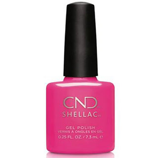 CND Shellac Gel Polish Hot Pop Pink - Chip And Smudge Resistant - 0.25 Fl Oz