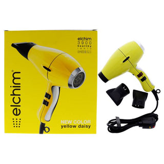 3900 Healthy Ionic Hair Dryer - Yellow Daisy by Elchim - 1 Pc Hair Dryer