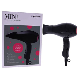 Mini Professional Travel Hair Dryer - Black by Elchim - 1 Pc Hair Dryer