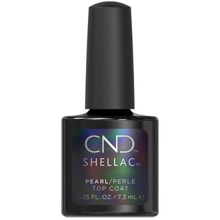 CND Pearl Gel Top Coat - Nail Polish - Luminous Pearlescent Finish - High Shine - 0.25 Fl Oz