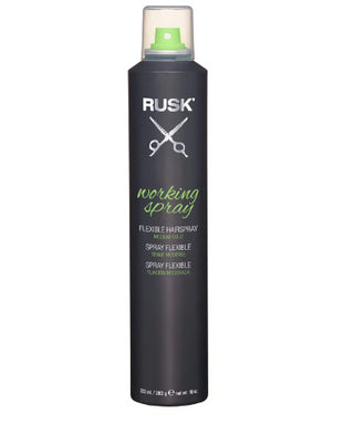 RUSK Working Flexible Hairspray Medium Hold - 10 Oz