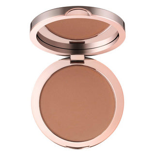 delilah Sunset Matte Bronzer Compact - 100% Matte - Protects And Hydrates - Medium-Dark - 0.39 Oz