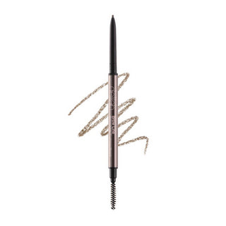 delilah Retractable Eyebrow Pencil With Brush - Shapes And Defines Brows - Vegan - Ash - 0.002 Oz