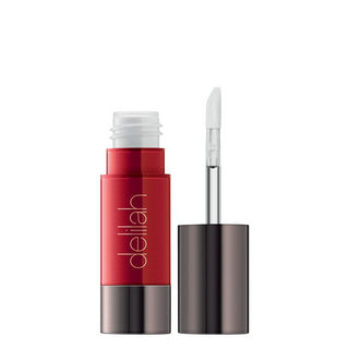 delilah Colour Intense Liquid Lipstick - Innovative Formula - Mattifies Lips - Flame - 0.24 Oz