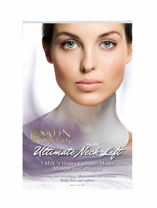 Satin Smooth Ultimate Collagen Neck Lift Mask - 3 Pc