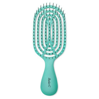 Junior C Detangling Brush - Aqua by NuWay 4Hair - 1 Pc Hair Brush