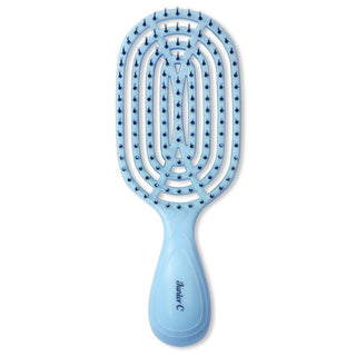 Junior C Detangling Brush - Blue by NuWay 4Hair - 1 Pc Hair Brush