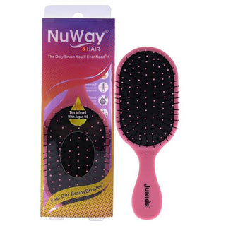 Junior Detangling Brush - Pink by NuWay 4Hair - 1 Pc Hair Brush