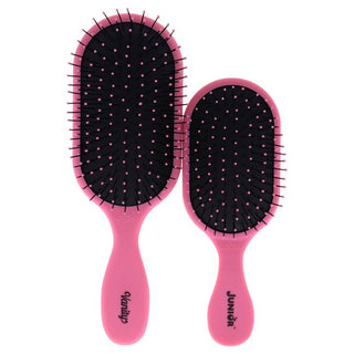 Vanity And Junior Pro Brush Set - Pink by NuWay 4Hair - 2 Pc Hair Brush