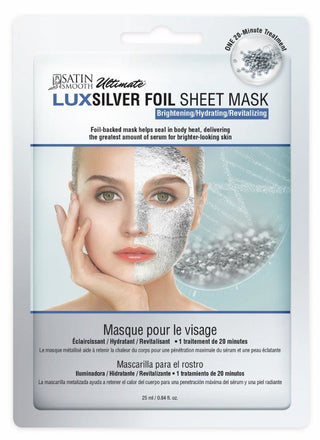 Satin Smooth Ultimate LuxSilver Foil Sheet Mask - 1 Pc