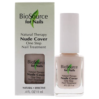 Natural Therapy Nude Cover by BioSource - 0.4 oz Nail Treatment