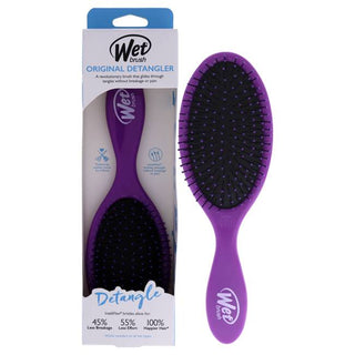 Wet Brush Original Detangler Brush - Ultra Soft IntelliFlex Bristles - Purple - 1 Pc Hair Brush