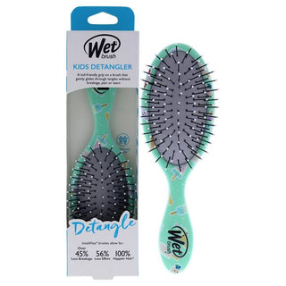 Wet Brush Kids Detangler Brush - Ultra-Soft IntelliFlex Bristles - Ice Cream - 1 Pc Hair Brush