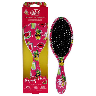 Wet Brush Original Detangler Happy Hair Brush - Versatile - Smiley Pineapple - 1 Pc Hair Brush