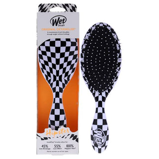 Wet Brush Original Detangler Hipster Brush - Loosens Knots - Checkers - 1 Pc Hair Brush