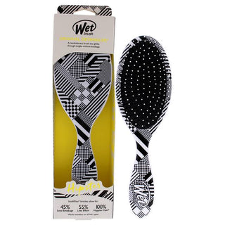 Wet Brush Original Detangler Hipster Brush - Loosens Knots - Diagonal Checkers - 1 Pc Hair Brush