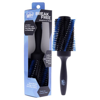 Wet Brush Break Free Round Brush - Smooth And Shine - Thick To Coarse Hair - 1 Pc Hair Brush