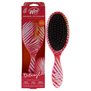 Wet Brush Original Detangler Liquid Tropics Brush - Gentle On Hair - Bamboo - 1 Pc Hair Brush