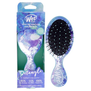 Wet Brush Mini Detangler Brush Stellar Skies - Gentle On Hair - Turquoise Skies - 1 Pc Hair Brush