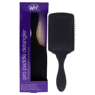 Wet Brush Pro Paddle Detangler Brush - Smooth And Detangles  - Blackout Black - 1 Pc Hair Brush