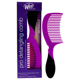 Wet Brush Pro Detangling Comb - Lightweight, Easy To Wield, Soft - Purple  - 1 Pc Hair Comb