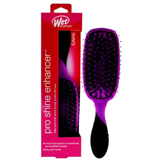 Wet Brush Pro Detangler Brush Shine Enhancer - Adds Shine To Hair - Purple - 1 Pc Hair Brush