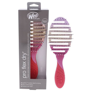 Wet Brush Pro Flex Dry Brush - Effective, IntelliFlex Bristles - Coral Ombre - 1 Pc Hair Brush