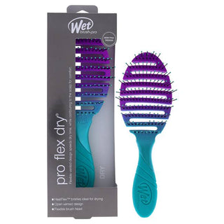 Wet Brush Pro Flex Dry Brush - Effective, IntelliFlex Bristles - Teal Ombre - 1 Pc Hair brush