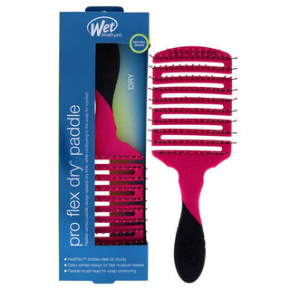 Wet Brush Pro Flex Dry Paddle Brush - Heat-Resistant Soft Bristles - Pink- 1 Pc Hair Brush