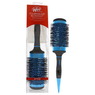 Wet Brush Tourmaline Blowout Round Brush - Tri-Grip Handle, Comfortable - X Large - 1 Pc Hair Brush