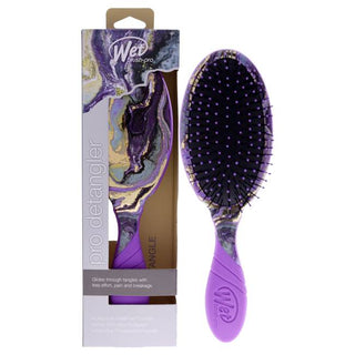 Wet Brush Pro Detangler Bright Future Brush - Detangles, Lessens Pain - Purple - 1 Pc Hair Brush