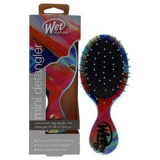 Wet Brush Pro Mini Detangler Bright Future Brush - For On-The-Go Travel -Teal - 1 Pc Hair Brush