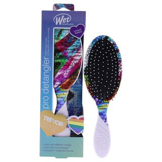 Wet Brush Pro Detangler Pride Love is Love Brush - Easy-Grip Handle - Gray Brick - 1 Pc Hair Brush