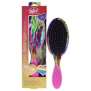 Wet Brush Pro Detangler Pride Love is Love Brush - Easy-Grip Handle - Pink Brick - 1 Pc Hair Brush